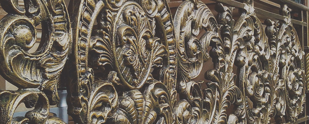 railing pagar klasik alumunium cetak